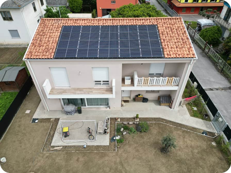 Marocchin casa impianto fotovoltaico casa alto