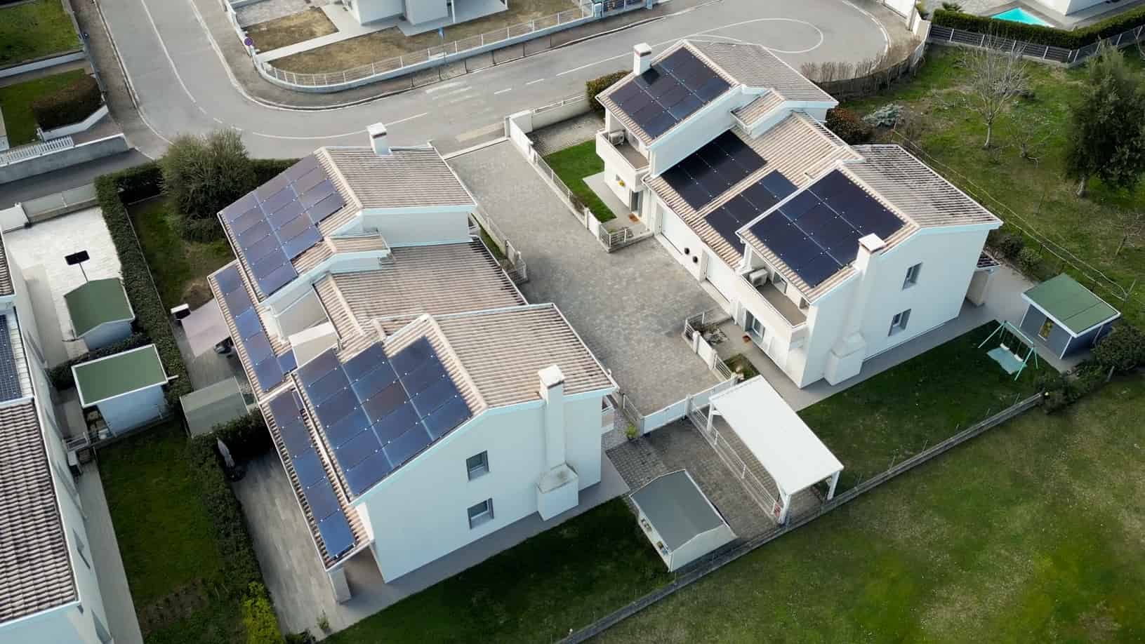 Pannelli solari casa impianto residenziale